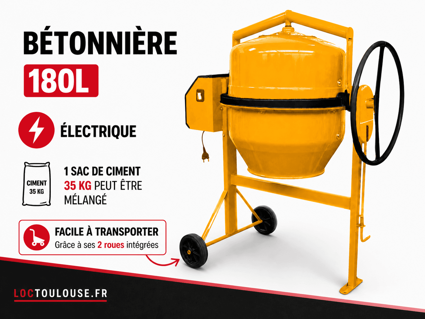 Coulage dalle avec bétonnière électrique Haute-Garonne