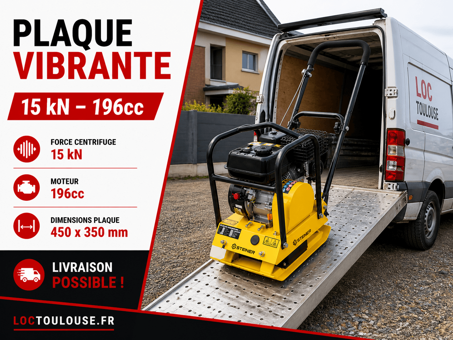 Compactage allée et préparation sol avant dalle